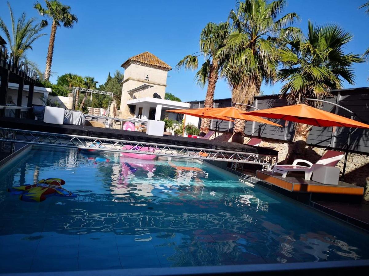 Mas La Farelle Gite, Fitness & Salle De Jeux Gratuite & Spa En Supplement Nîmes Exteriör bild